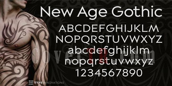 New Age Gothic Font-53327jpg