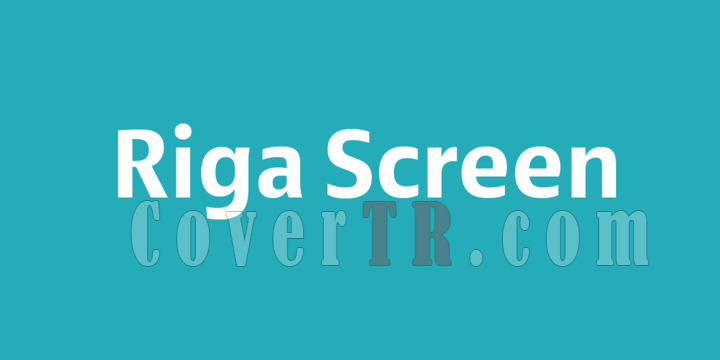 Riga Screen Font-144267png