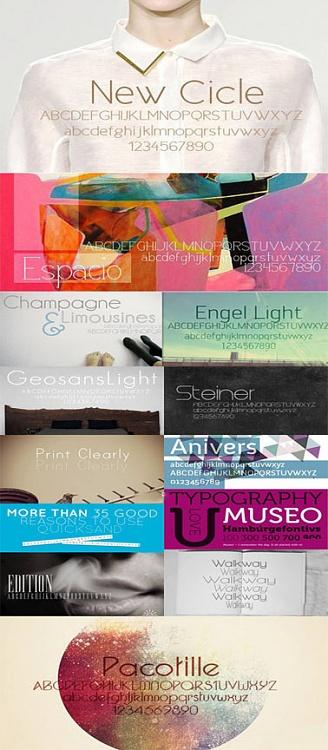 30 Sleek Minimalist Designs Fonts-444jpg
