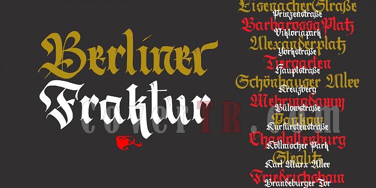 Berliner Fraktur Font-118487jpg