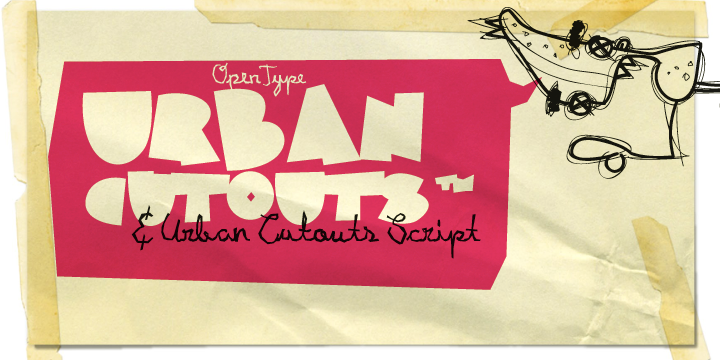 XXII Urban Cutouts Font-31121jpg