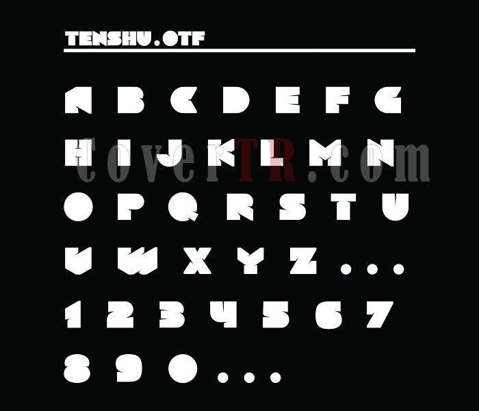 Tenshu Font-tenshujpg