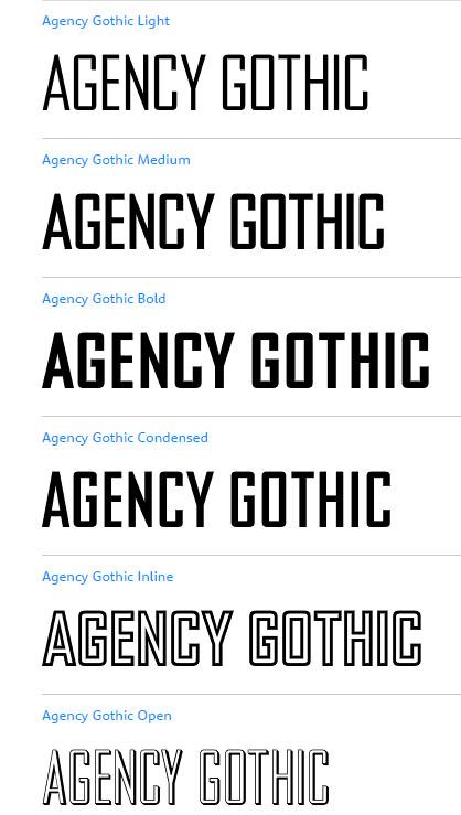 Agency Gothic Font-0152jpg