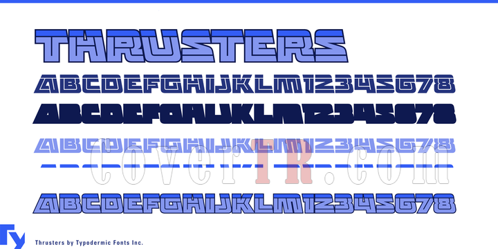 Thrusters Font-173176png