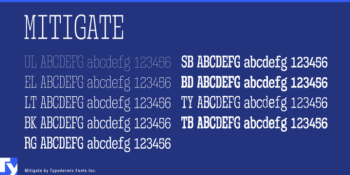 Miligate Font-176741jpg