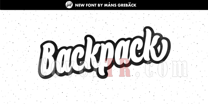 Backpack Font-146092png