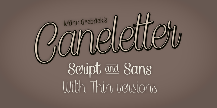 Caneletter Font-119255jpg