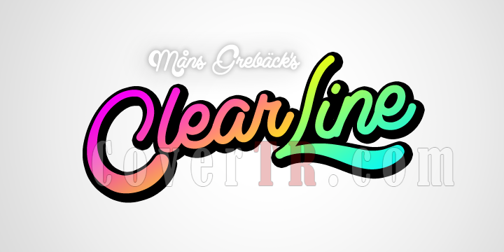 Clear Line Font-93102png