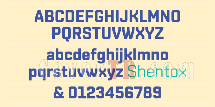 Shentox Font-181087png