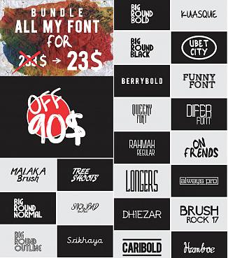 Bundle All My Font-previewjpg