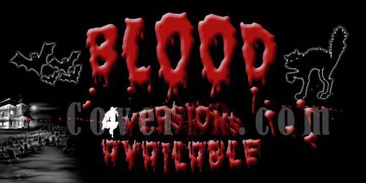 Blood Font-21959png