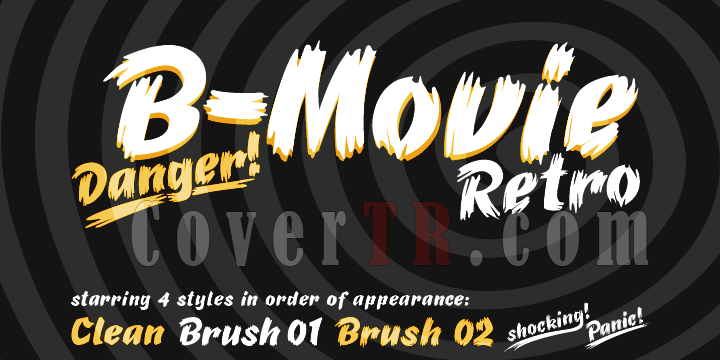 B-Movie Retro Font-18247png