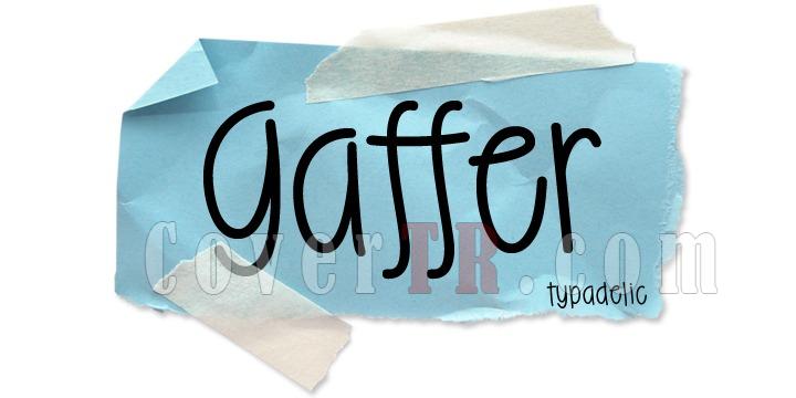 Gaffer Font-52201jpg