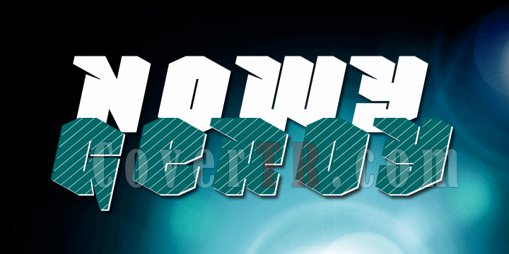 Nowy Geroy 4F Font-43799png