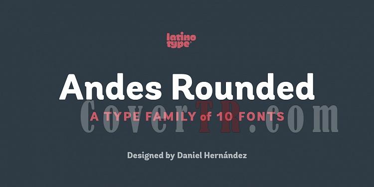 Andes Rounded Font-144392jpg