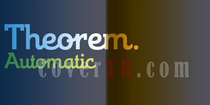 Theorem Font-46136jpg