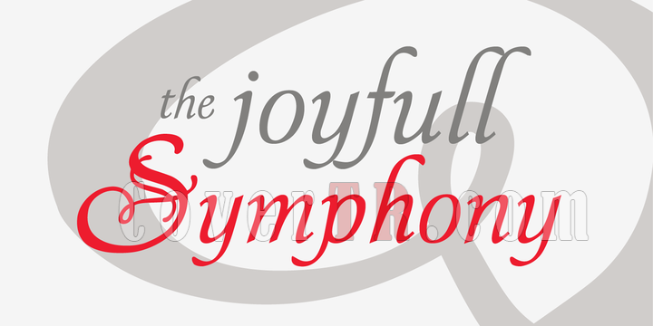 P22 Symphony Font-132297png