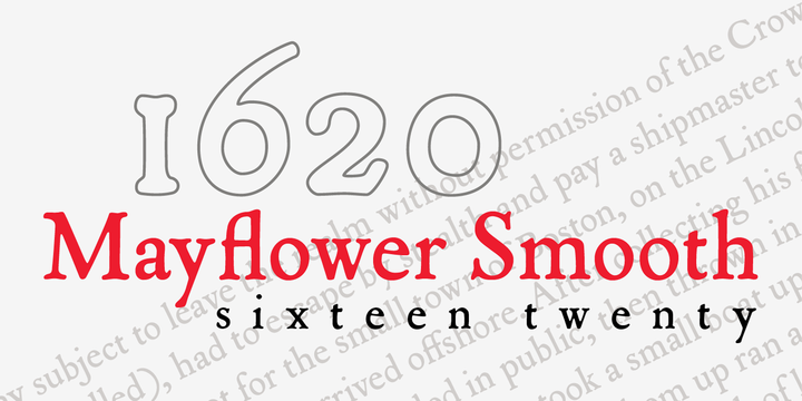 P22 Mayflower Smooth Font-132278jpg