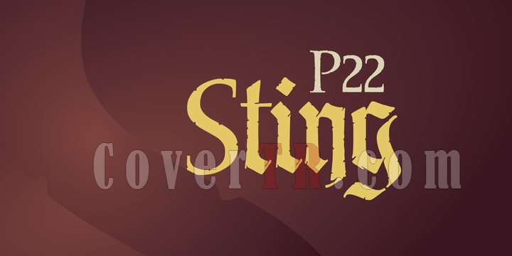 P22 Sting Font-123423png