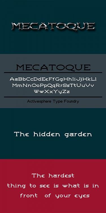 Mecatoque Font-coverjpg