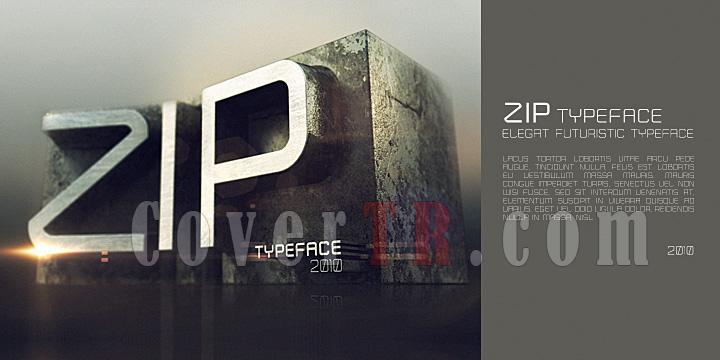 Zip Typeface Font-45615jpg