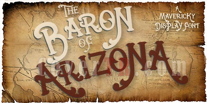 Baron Of Arizona Font-64309jpg