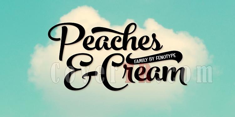 Peaches and Cream Font-144379jpg