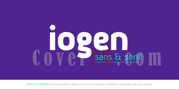 Iogen - Curved Vertical Strokes 6xOTF Font-185929-1png