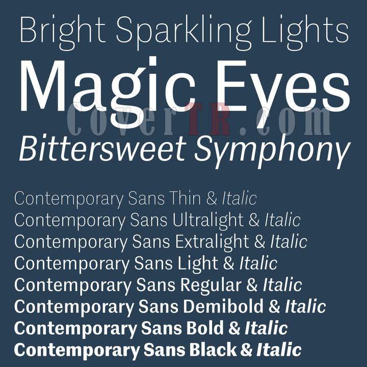 Contemporary Sans Font-coverjpg