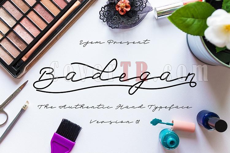 Badegan Script Font-preview-01-ojpg