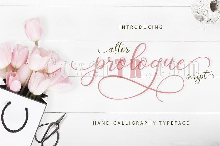 Prologue Script Font-preview-1-ojpg