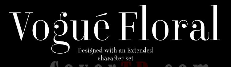 Vogue Floral Font-vogue_floral_anijpg