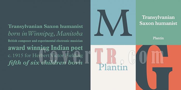 Plantin Font CoverTR