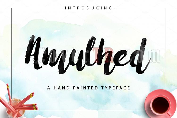 Amulhed Brush Font-priview-amulhed-new-ojpg