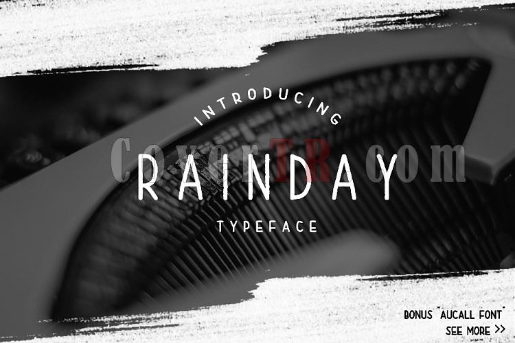 Rainday Typeface Font-1-ojpg