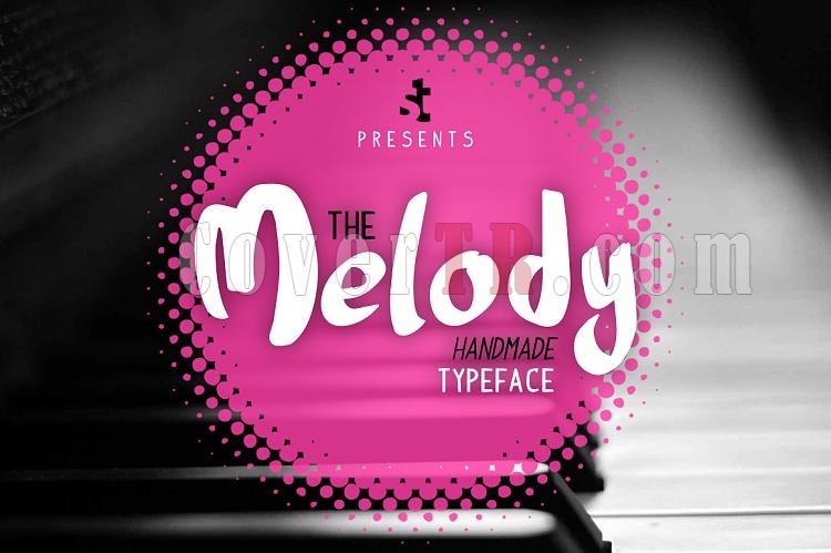 Melody! Handmade Typeface Font-1-ojpg