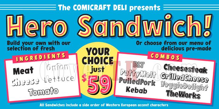 Hero Sandwich Ingredients (Comicraft)-146747jpg