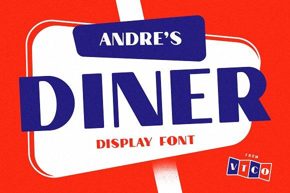 Andre's Diner Display Font-01-2017jpg