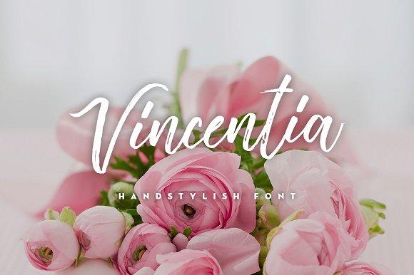 Vincentia Handstylish Font-vincentia-jpg