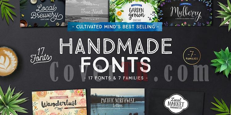 Cultivated Mind's Best Selling Handmade Fonts-218681jpg