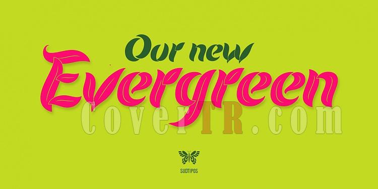 Evergreen Font-131995jpg