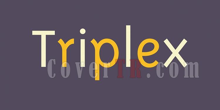 Triplex Font-202370jpg