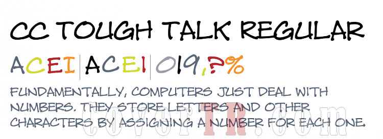 Tough Talk Font-432995png