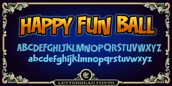 LHF Happy Fun Ball Font Family-55737jpg