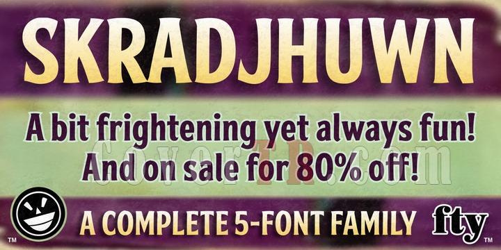 FTY SKRADJHUWN Font-125317jpg