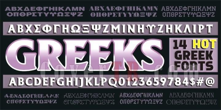 Greek Font Set #1 Font-18643jpg