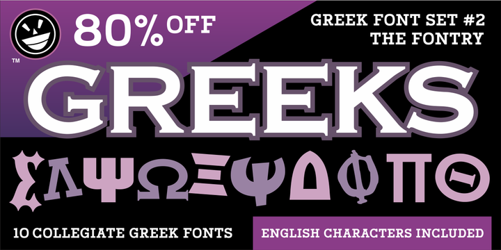 Greek Font Set #2 Font-128337jpg