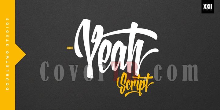 XXII YeahScript Font-141323jpg