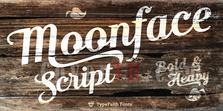 Moonface Script Font-201080jpg