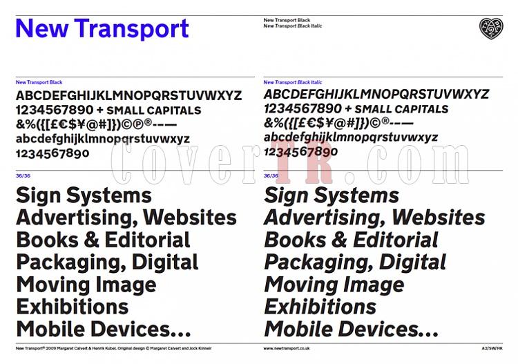 New Transport Font Family-specimenpagejpg